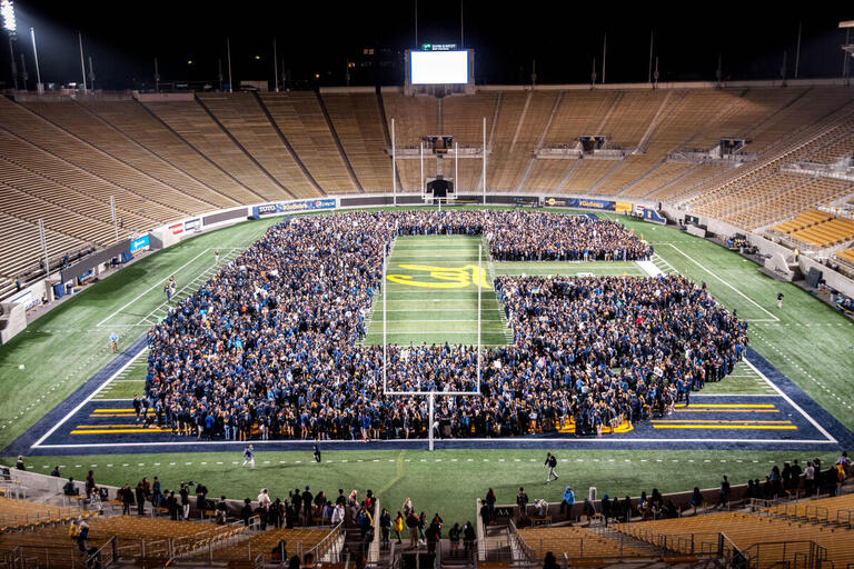 Big C at Cal Football Stadium